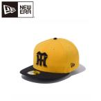 ニューエラ 59FIFTY 阪神タイガース エーゴールド × ブラック ブラックバイザー 12490430