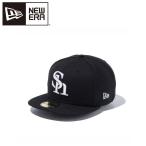 ニューエラ 59FIFTY 福岡ソフトバンクホークス ブラック × ホワイト 12490431