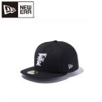 ニューエラ 59FIFTY 北海道日本ハムファイターズ F ブラック × ホワイト 12490436