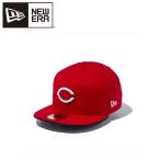 ニューエラ 59FIFTY 広島東洋カープ スカーレット × ホワイト ネイビーアンダーバイザー 12490440