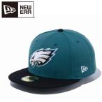 ニューエラ 59FIFTY フィラデルフィア・イーグルス グリーン × チームカラー 12492040