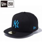 ニューエラ 59FIFTY ニューヨーク・ヤンキース ブラック × ブライトターコイズ 12492047
