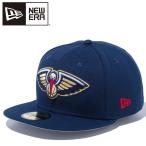 ニューエラ 59FIFTY ニューオーリンズ・ペリカンズ ネイビー × チームカラー 12492055