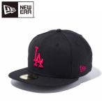 ニューエラ 59FIFTY ロサンゼルス・ドジャース ブラック × ストロベリー 12492064