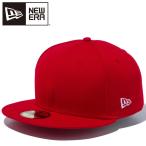 ニューエラ 59FIFTY ベーシック スカーレット ホワイトフラッグ 12492079