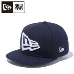 ニューエラ Youth 9FIFTY フラッグロゴ ネイビー × ホワイト 12492772