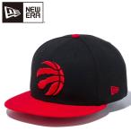 ニューエラ 9FIFTY トロント・ラプターズ ブラック × チームカラー レッドバイザー 12492792