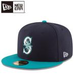 ニューエラ 59FIFTY MLBオンフィールド シアトル・マ
