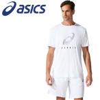 アシックス Tシャツ・ポロシャツ プラクティスショートスリーブトップ メンズアパレル 2041A148-100 メール便送料無料