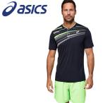 アシックス Tシャツ・ポロシャツ グラフィックポロシャツ メンズ テニス ウェア 2041A171-001 メール便送料無料