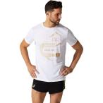 アシックス Tシャツ・ポロシャツ プリントショートスリーブトップ メンズアパレル 2091A413-100 メール便送料無料