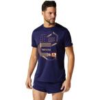 アシックス Tシャツ・ポロシャツ プリントショートスリーブトップ メンズアパレル 2091A413-401 メール便送料無料