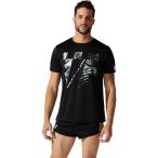 アシックス Tシャツ・ポロシャツ プリントショートスリーブトップ メンズアパレル 2091A414-001 メール便送料無料