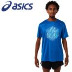 アシックス Tシャツ・ポロシャツ プリント半袖シャツ メンズ 陸上競技 ウェア 2091A531-404 メール便送料無料