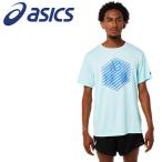 アシックス Tシャツ・ポロシャツ プリント半袖シャツ メンズ 陸上競技 ウェア 2091A531-405 メール便送料無料