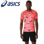  Asics p Ractis графика рубашка с коротким рукавом 2101A306-700 мужской почтовая доставка бесплатная доставка 