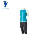 FOOTMARK(フットマーク) 水泳 歩く水着 袖付きセパレーツ M〜3L 255106-07 返品不可