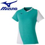 メール便送料無料 ミズノ MIZUNO テニス ソフトテニス ゲームシャツ ラケットスポーツ レディース 72MA020132 クリアランスセール