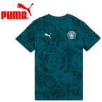  Puma MCFC FtblCulture Tee AOP 785788-09 мужской почтовая доставка бесплатная доставка 