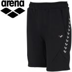 メール便送料無料 アリーナ arena スウェットハーフパンツ ユニセックス AMUQJD80-BLK