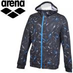  Arena мульти- тренировка общий рисунок тренировочный жакет унисекс AMUQJF22-BKBU почтовая доставка бесплатная доставка 
