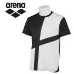 メール便送料無料 アリーナ Tシャツ(ECOピンメッシュ) ユニセックス AMUTJA60AS-BLK