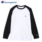ショッピングチャンピオン tシャツ チャンピオン ロングスリーブTシャツ ロンT ラグラン 長袖 メンズ レディース C3-Y429-090 メール便送料無料