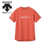  Descente волейбол короткий рукав bare- рубашка унисекс мужской женский DV5SHT05U-OR00 почтовая доставка бесплатная доставка 