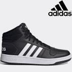 Yahoo! Yahoo!ショッピング(ヤフー ショッピング)アディダス ADIHOOPS 2.0 MID M FY8618 メンズ 黒靴 ブラック 通勤 通学 黒スニーカー 通勤靴 スニーカー シューズ 靴 くつ