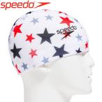 スピード 水泳 スターズメッシュキャップ スイムキャップ SE11951-W メール便送料無料