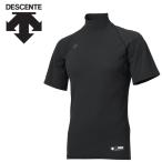  Descente DESCENTE бейсбол с высоким воротником короткий рукав нижняя рубашка Junior JSTD-720B-BLK почтовая доставка бесплатная доставка 