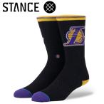 メール便送料無料 スタンス ソックス 靴下 おしゃれ STANCE LAKERS JERSEY M545D17LAKBLK メンズ 【返品不可】