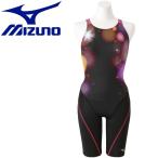 メール便送料無料 ミズノ MIZUNO ストリームアクティバ ハーフスーツ オープン 競技水着 レディース N2MG925296 《返品不可》 クリアランスセール