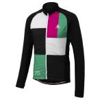 ルコック サイクリング Enduro Mondrian Windshut Jersey メンズ QCMQGC42-BLK メール便送料無料