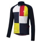 ルコック サイクリング Enduro Mondrian Windshut Jersey メンズ QCMQGC42-NVY