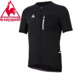 ルコック サイクリング シャツ Glambike Cycling Jersey メンズ QCMRJA49-BLK メール便送料無料