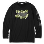 メール便送料無料 ルコック le coq sportif 長袖シャツ メンズ QMMQJB02-BLK