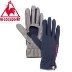 期間限定お買い得プライス 【2枚までメール便送料無料】 ルコック テニス レディース グローブ QTCLJD00-NVY 18SS