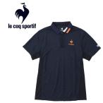 ルコック lecoqsportif テニス NEO HERITAGE JACQUARD GAME POLO SHIRT メンズ QTMTJA40-NVY メール便送料無料