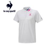 ルコック lecoqsportif テニス NEO HERITAGE JACQUARD GAME POLO SHIRT メンズ QTMTJA40-WHT メール便送料無料