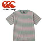 カンタベリー ストライプ ラガーティー 半袖Tシャツ RA30401-45 メンズ レディース メール便送料無料