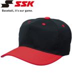 エスエスケイ SSK 野球 角ツバ6方型ベースボールキャップ メンズ BC062-9020