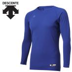  Descente DESCENTE бейсбол круглый вырез длинный рукав нижняя рубашка мужской STD-771B-ROY почтовая доставка бесплатная доставка 