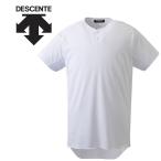  Descente DESCENTE бейсбол форменная рубашка короткий рукав мужской STD-82TA-SWHT почтовая доставка бесплатная доставка 