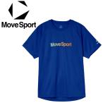  Descente DESCENTE MOVESPORT Move спорт короткий рукав p Ractis рубашка SV6SHT00U-BL00 мужской женский почтовая доставка бесплатная доставка 