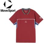  Descente DESCENTE MOVESPORT Move спорт короткий рукав p Ractis рубашка SV6SHT10U-RD00 мужской женский почтовая доставка бесплатная доставка 
