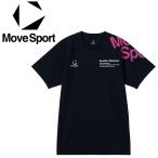  Descente DESCENTE MOVESPORT Move спорт короткий рукав p Ractis рубашка SV6SHT11U-NVPK мужской женский почтовая доставка бесплатная доставка 