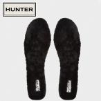 ハンター HUNTER ラグジュアリー シアリングインソール UZF3003LSK-BLK メール便送料無料