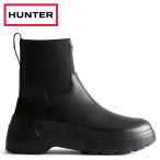 ハンター レディース エクスプローラー チェルシー フラットフォームブーツ WFS1000LPY-BLK