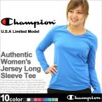 チャンピオン Tシャツ 長袖 無地 レディース 大きいサイズ USAモデル ロンT 長袖Tシャツ ロゴ アメカジ【メール便可】 爆買